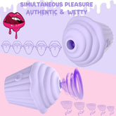 Mini vibrador para chupar helado y estimulador de clítoris para adultos